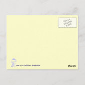 Barack und Michelle mit Königin Elizabeth Postkarte (Rückseite)