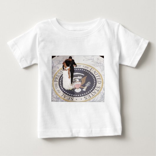 Barack und Michelle Obama Baby T-shirt (Vorderseite)