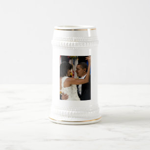 Barack und Michelle Obama Bierglas