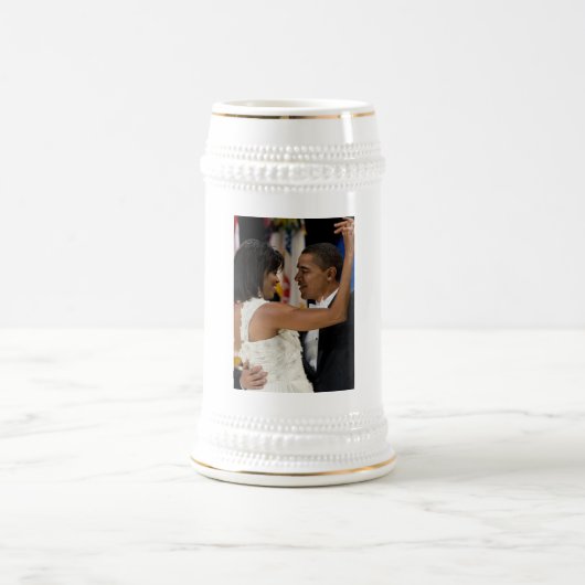 Barack und Michelle Obama Bierglas (Mittel)