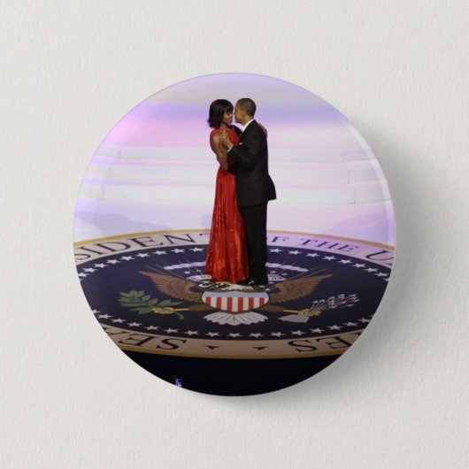 Barack und Michelle Obama Button (Vorderseite)