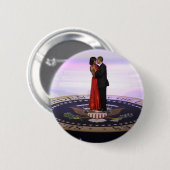 Barack und Michelle Obama Button (Vorne & Hinten)