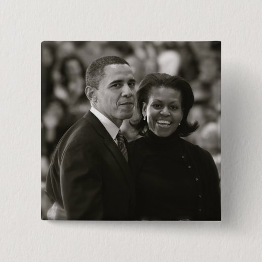 Barack und Michelle Obama Button (Vorderseite)
