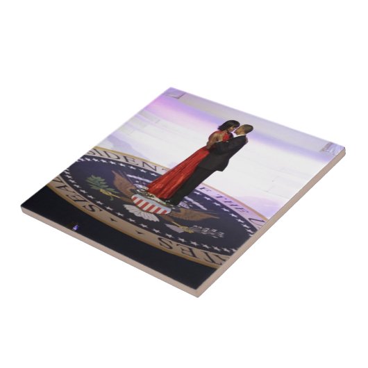 Barack und Michelle Obama Fliese (Seite)