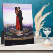 Barack und Michelle Obama Fotoplatte (Seite)