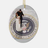 Barack und Michelle Obama Keramikornament (Rechts)