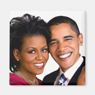 Barack und Michelle Obama Magnet