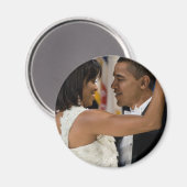 Barack und Michelle Obama Magnet (Vorderseite/Rückseite)