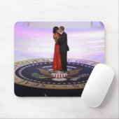 Barack und Michelle Obama Mousepad (Mit Mouse)