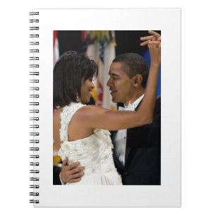 Barack und Michelle Obama Notizblock
