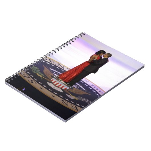 Barack und Michelle Obama Notizblock (Linke Seite)