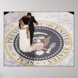 Barack und Michelle Obama Poster
