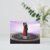 Barack und Michelle Obama Postkarte (Stehend Vorderseite)