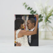 Barack und Michelle Obama Postkarte (Stehend Vorderseite)