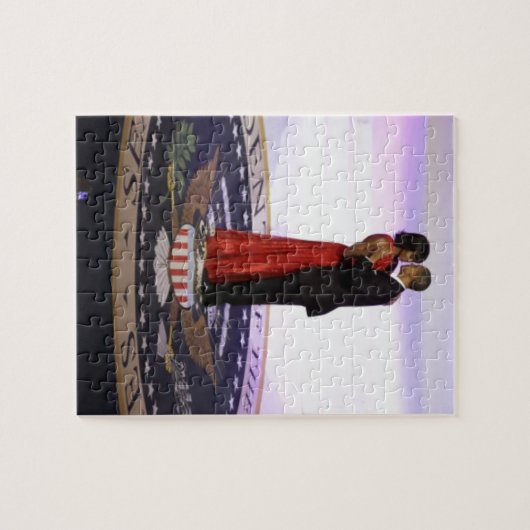 Barack und Michelle Obama Puzzle (Horizontal)