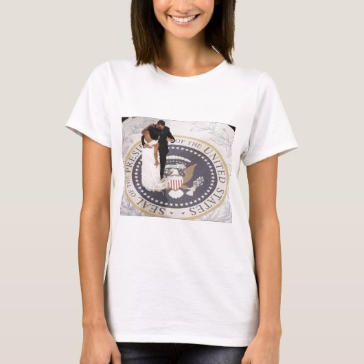 Barack und Michelle Obama T-Shirt (Vorderseite)