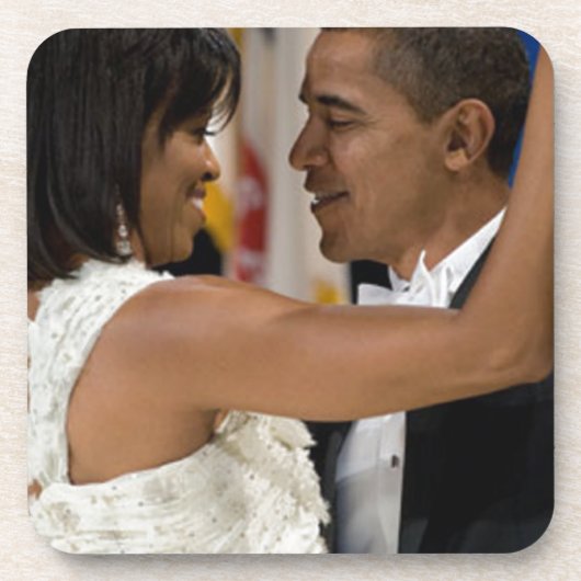 Barack und Michelle Obama Untersetzer (Vorderseite)