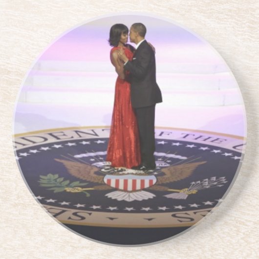 Barack und Michelle Obama Untersetzer (Vorne)