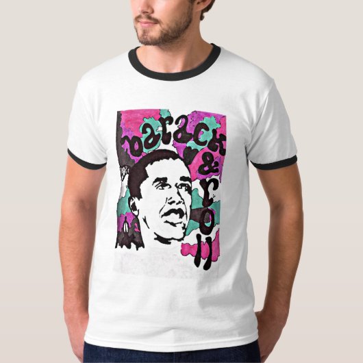 Barack und Roll (Männer) T-Shirt (Vorderseite)