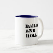 Barack und RollenT - Shirt Zweifarbige Tasse (VorderseiteRechts)