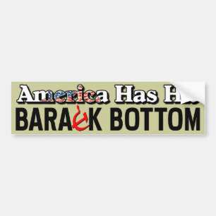 Barack Unterseite! Autoaufkleber