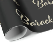 Barack Vorname Name edles Geschenkpapier Papier (Rolleneckpunkt)