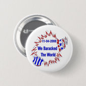 Baracked die Welt Button (Vorne & Hinten)