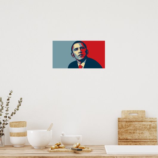 Barackenobama Poster (Küche)