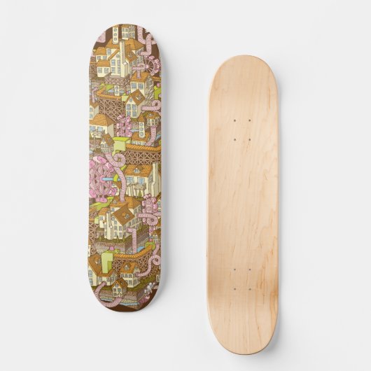 Barackensiedlung Skateboard (Vorderseite)