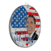 Barackenvalentin Dartscheibe (Vorderseite Links)