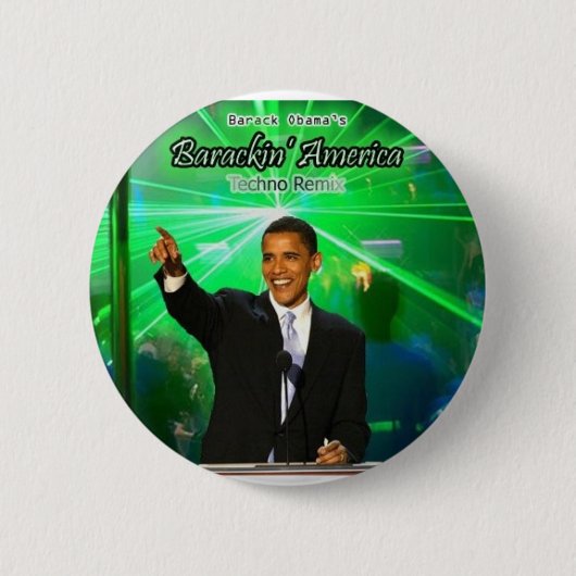 barackin Amerika Button (Vorderseite)