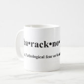 Baracknophobia Tasse (Vorderseite Links)