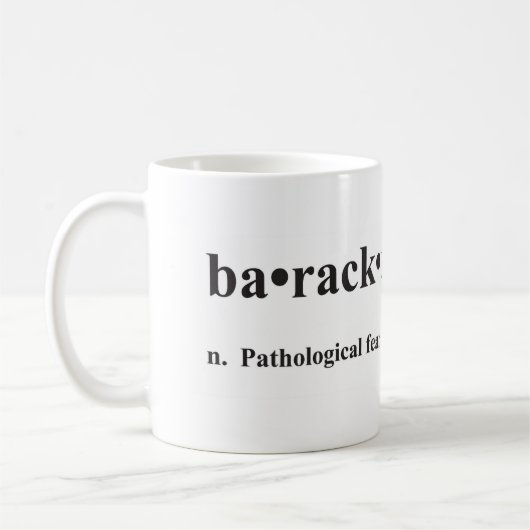 Baracknophobia Tasse (Links)