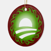 Barackobama : Stammeslogo Keramikornament (Links)