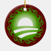 Barackobama : Stammeslogo Keramikornament (Hinten)