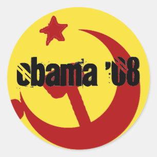BarackObamaschange, Obama '08, Obama '08 Runder Aufkleber