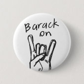 BarackOn Knopf Button (Vorderseite)