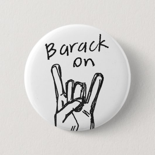 BarackOn Knopf Button (Vorderseite)