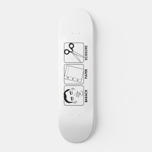 barackpaperscissors skateboard (Vorderseite)