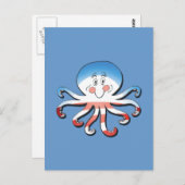 BARACKTOPUS POSTKARTE (Vorne/Hinten)