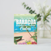 Baracoa Guantánamo Prov Kuba Strandurlaub Poster Postkarte (Stehend Vorderseite)