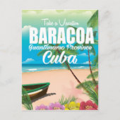 Baracoa Guantánamo Prov Kuba Strandurlaub Poster Postkarte (Vorderseite)