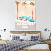 Baracoa Kuba Antikes Auto Leinwanddruck (Insitu (Schlafzimmer))