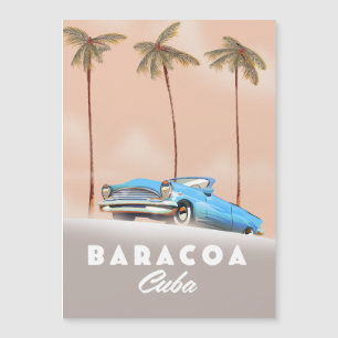 Baracoa Kuba Antikes Auto Magnetkarte