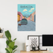 Baracoa Kuba Reiseplakat Poster (Heimbüro)