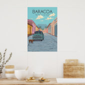 Baracoa Kuba Reiseplakat Poster (Küche)