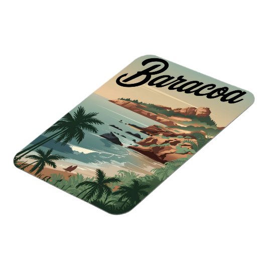 Baracoa Kuba Vintag Magnet (Linke Seite)