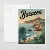 Baracoa Kuba Vintag Postkarte (Vorne/Hinten)