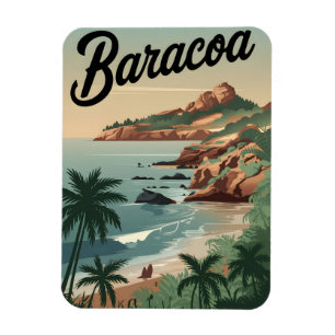Baracoa Kuba Vintage Magnet