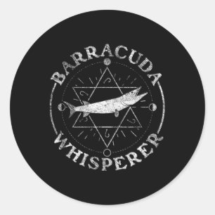Baracuda-Flüsterer - Barracuda Runder Aufkleber